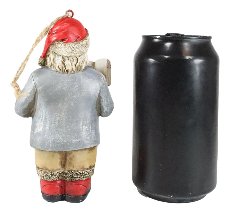Good Teacher Santa Claus Reading Book Christmas Tree Hanging Ornament Decor