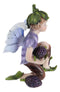Colorful Enchanted Fairy Garden Boy Elf Pixie Fairy Picking Berries Figurine 4"H