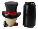 Ebros Casino Royale Poker Cards Dice And Chips Skull With Top Hat Cigar Small Figurine