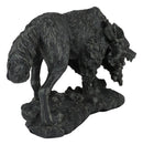 Ebros Viking Norse Mythology Fenrir Vánagandr Giant Wolf Figurine Poetic Edda Statue
