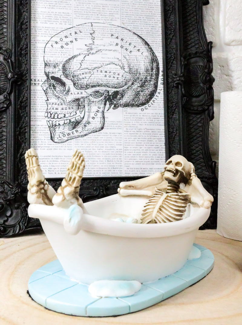 Ebros Eternal Afterlife Skeleton Soaking in Bubble Bath Tub Jacuzzi Macabre