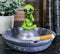 Flying Saucer Spaceship UFO Green ET Roswell Alien Smoking Cigarette Ashtray