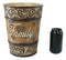 Western Rustic Tuscany Scroll Art Inspirational Family Waste Basket Trash Bin