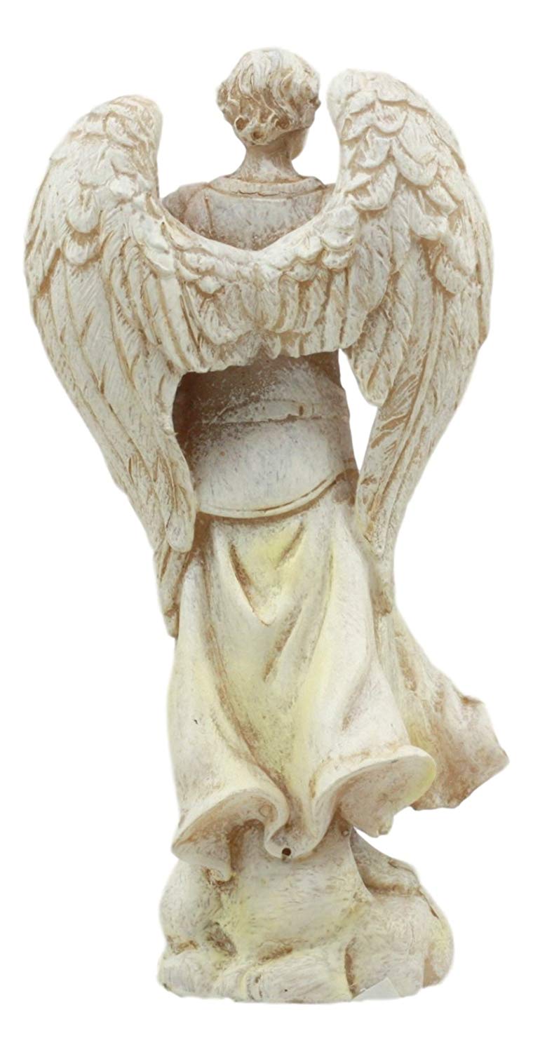 Ebros Archangel Holy Saint Barachiel Statue 5"Tall Provision And Blessings Of God - Ebros Gift
