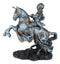 Ebros Medieval Champion Knight In Suit Of Armor With Lance On Rearing Horse Figurine