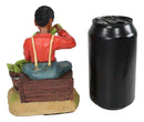 Ebros Vintage Black Americana History African American Boy Shucking Corn Statue 6"Tall
