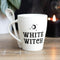 Witchcraft Wicca White Witch Crescent Moon And Stars Coffee Mug And Spoon Set