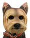 Ebros Gift Yorkie Dog with Double Sided Sign Indoor/Outdoor Statue