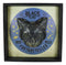 Moons Stars Wicca Black Cat Sees Tells Fortune Teller Wall Decor Picture Frame