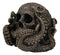 Fantasy Cthulhu Monster Octopus Skull With Tentacles Sucker Arms Figurine 7"L