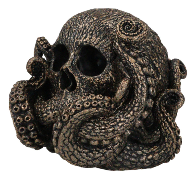 Fantasy Cthulhu Monster Octopus Skull With Tentacles Sucker Arms Figurine 7"L