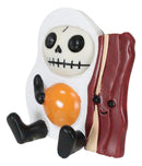 Furry Bones Breakfast Sunny Side Up Egg And Bacon Skeleton Furrybones Figurine