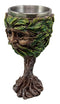 Ebros Whimsical Forest Spirit Greenman Deity Wine Goblet Chalice Cup 6oz