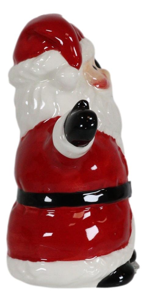 Jolly Seasons Christmas Santa Claus And Mr Snowman Salt And Pepper Shakers Set