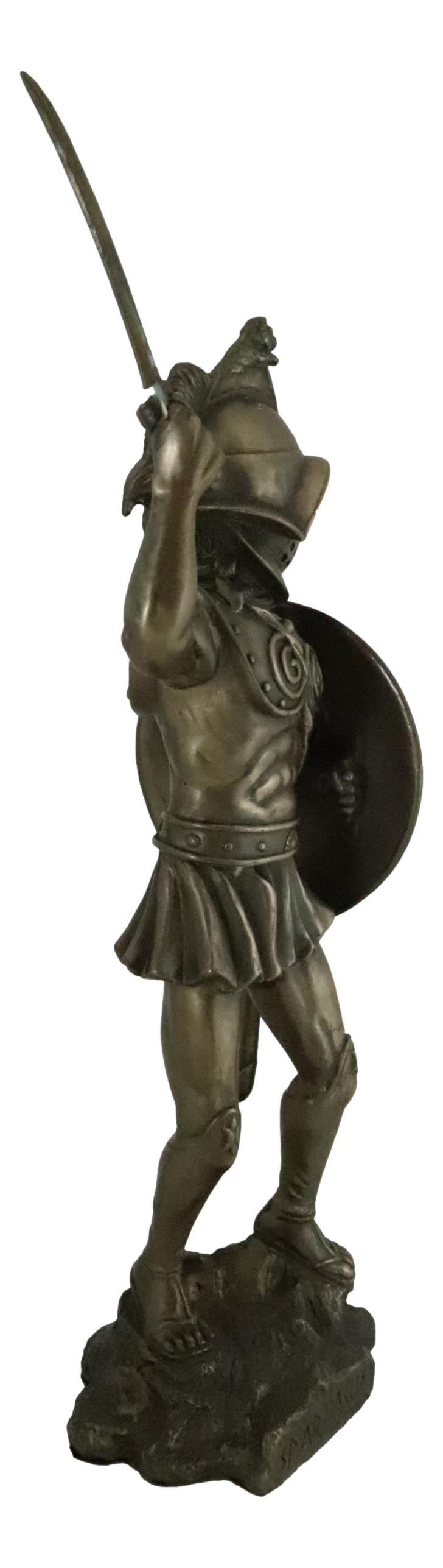 Ebros Roman Rebellion Legend Thracian Gladiator Spartacus Statue Champion of Capua