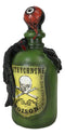 Wicca Paranormal Raven Crow With Eyeball Faux Poison Potion Bottle Prop Decor