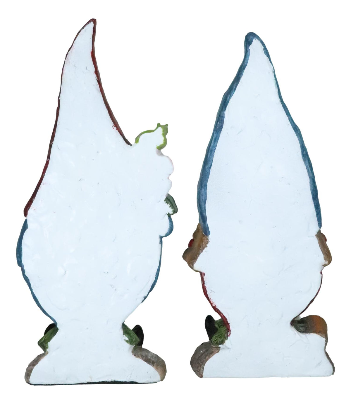 Pack Of 2 Whimsical Garden Mr And Mrs Gnome Couple Holding Flowers Figurines - Ebros Gift