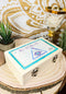 Ebros Illuminati Eye Of Providence Decorative Wooden Box W/ 48 Glass All Seeing Eyes