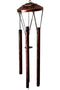 Ebros Green Camouflage Gecko Lizard Whimsical Copper Metal Wind Chime 40" Long
