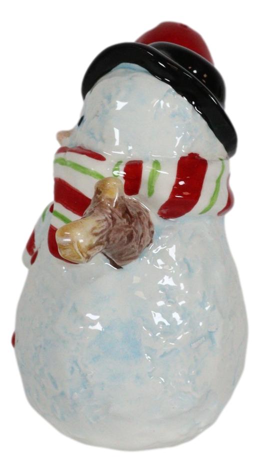 Jolly Seasons Christmas Santa Claus And Mr Snowman Salt And Pepper Shakers Set