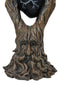 Wicca Spirit God Celtic Greenman Ent Holding Black Human Anatomy Heart Figurine