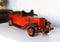 Hand Made Wood Retro Antique Style Orange Convertible Car Wine Holder Figurine