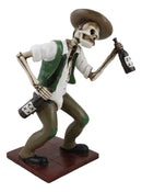 Day Of The Dead Skeleton El Borracho Drunkard Tavern King Figurine Statue