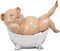 Ebros Sexy Babe Marilyn The Swine Pig Diva Bathing in Bathtub Statue 6"L Animal Decor