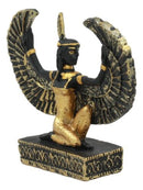 Egyptian Goddess Of Justice Maat With Open Wings Dollhouse Miniature Statue