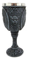 Ebros Winged Gargoyle Wine Goblet Chalice With Stainless Steel Liner 6oz Resin