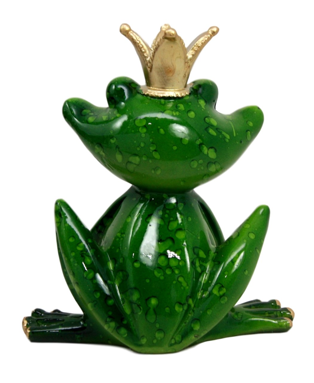 Ebros Gift Kiss A Frog Prince Charming with Crown Decorative Figurine 4.5" H - Ebros Gift