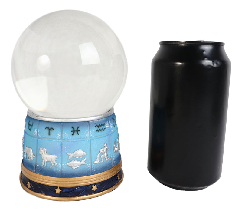 Greek Astrology 12 Horoscope Zodiac Signs Dome Base And Glass Sphere Gazing Ball