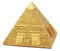Egyptian Tomb Golden Pyramid Of Deities Gods Jewelry Ornament Box Figurine