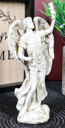 Ebros Archangel Saint Uriel Statue 5"H Light And Fire Of God Patron of Confirmation