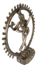 Ebros Hindu Avatar Deity Cosmic Dancer Shiva Nataraja By Fire Wheel Altar Figurine