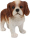 Ebros Adorable Cavalier King Charles Spaniel Puppy Dog Breed Statue 6.25" Long
