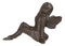 Cast Iron Rustic Antique Finish Enchanted Fairy Garden Paperweight Figurine