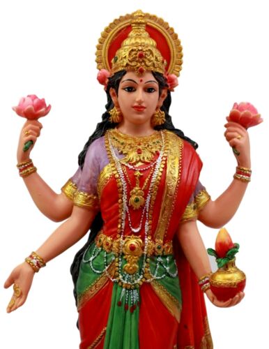 Ebros Beautiful Lakshmi Statue Deity of Beauty Hindu Goddess of Wealth Prosperity