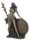 All Mother Goddess Frigga Holding Spear And Shield Statue Norse Asgard Wife Odin