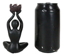 Black Yoga Meditation Avatar With 7 Chakra Zone Colors Backflow Incense Burner
