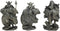 Ebros Gift Small Norse Viking Warlock Gods and Sorcerer Statue Set of 3 Figurine