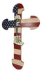 Rustic Western Stars USA Flag Fallen Soldier Boot Rifle Helmet Wall Cross Decor