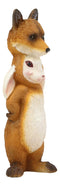 Ebros Dupers Collection Brer Rabbit in Fox Costume Statue 5.75" Tall Crafty Hare Animal Decor Figurine Remus Fairy Tale Collectible