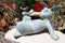 Large 12"L Aluminum Hare Rabbit Playing With Bird Buddy Garden Outdoor Statue