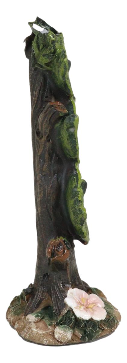 Fairy Garden Miniature Fairies Live Here Flowering Tree Leaves Sign Sculpture
