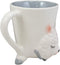 Ebros Bottoms Up Acrobatic Wooly Lamb Sheep Coffee Mug Drink Cup 11oz Home Decor