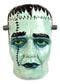 Ceramic Ghastly Victor Frankenstein Skull Cookie Jar Halloween Decor Kitchenware