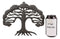 Cast Iron Celtic Tree of Life With Detailed Branch And Root Systems Wall Decor