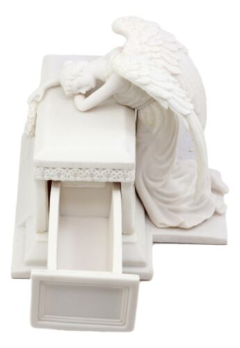 Inspirational Angel of Bereavement Urn Figurine Box Keepsake Figurine 5.5"H