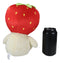 Red Yummy Ichigo Strawberry Furrybones Skeleton Plush Toy Doll 9"H Furry Bones